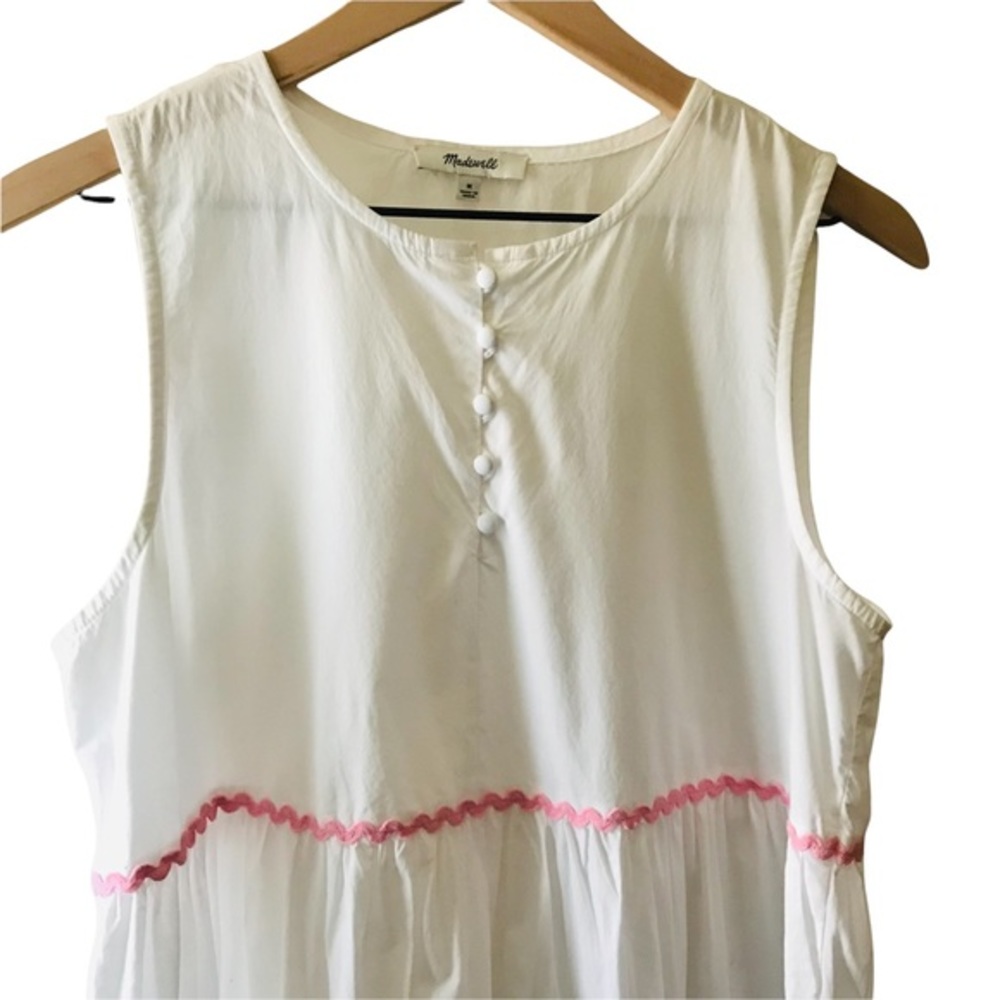 MADEWELL Rickrack Cattail Tiered Dress Size Medium - Picture 6 of 12